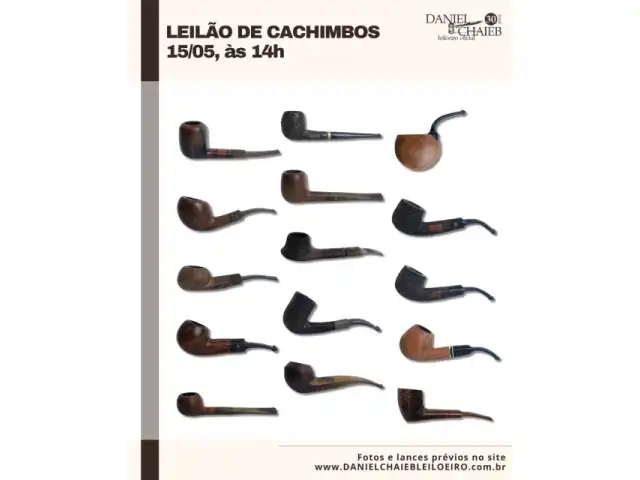 LEILÃO DE CACHIMBOS
