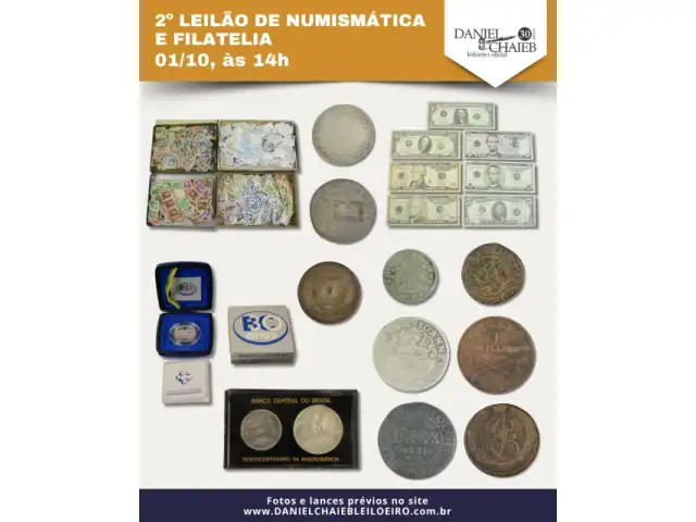 2º LEILÃO DE NUMISMÁTICA E FILATELIA