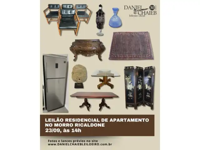 LEILÃO RESIDENCIAL DE APARTAMENTO NO MORRO RICALDONE