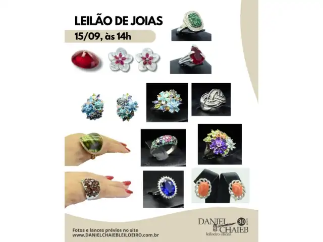 LEILÃO DE JOIAS