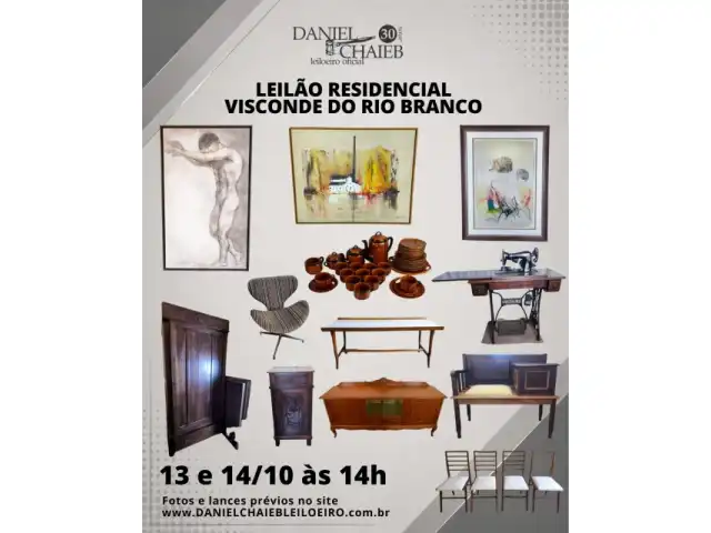 LEILÃO RESIDENCIAL VISCONDE DO RIO BRANCO