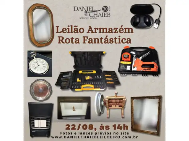 LEILÃO ARMAZÉM ROTA FANTÁSTICA