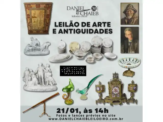 LEILÃO DE ARTE E ANTIGUIDADES
