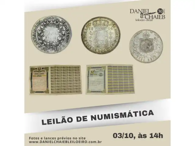 LEILÃO DE NUMISMÁTICA