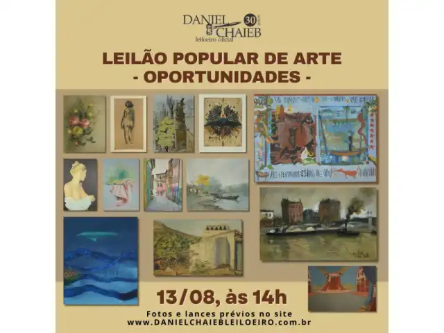 LEILÃO POPULAR DE ARTE - OPORTUNIDADES