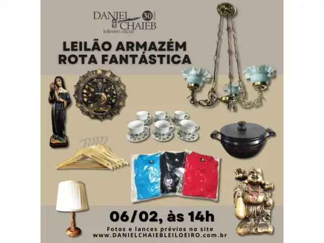 LEILÃO ARMAZÉM ROTA FANTÁSTICA