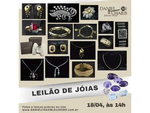 LEILÃO DE JOIAS