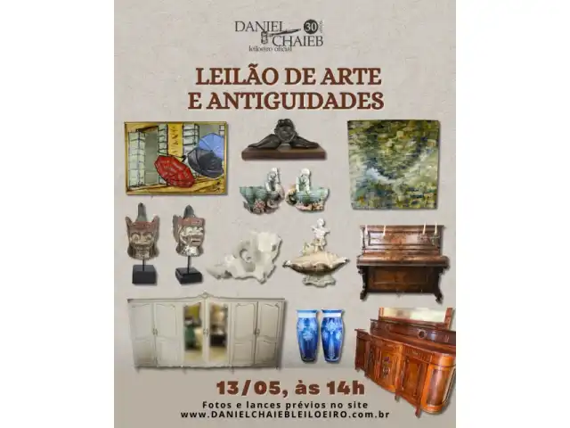 LEILÃO DE ARTE E ANTIGUIDADES
