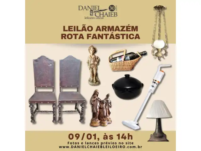 LEILÃO ARMAZÉM ROTA FANTÁSTICA